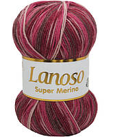 Lanoso SUPERMERINO / Ланосо Супермеріно / 75% Вовна Мериноса 25% Поліамід