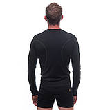 Термофутболка чоловіча Sensor Merino Active LS black 11109033, SM11MA-black-L, фото 5