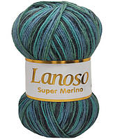 Lanoso SUPERMERINO (Ланосо Супермеріно) № 604 (Шкарпеткова пряжа, нитки для в'язання)
