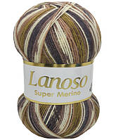 Lanoso SUPERMERINO (Ланосо Супермеріно) № 611 (Шкарпеткова пряжа, нитки для в'язання)