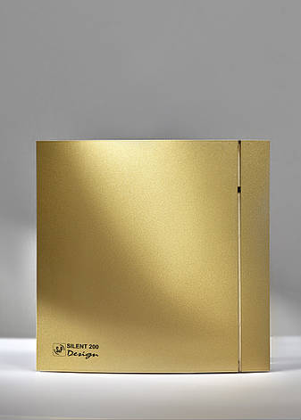 Витяжний вентилятор для ванної Soler & Palau SILENT 200 CZ GOLD DESIGN 4C, фото 1