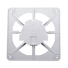 Вентиляційна решітка декоративна для монтажу панелі AirRoxy 150x150 dRim grill 02-300, фото 3