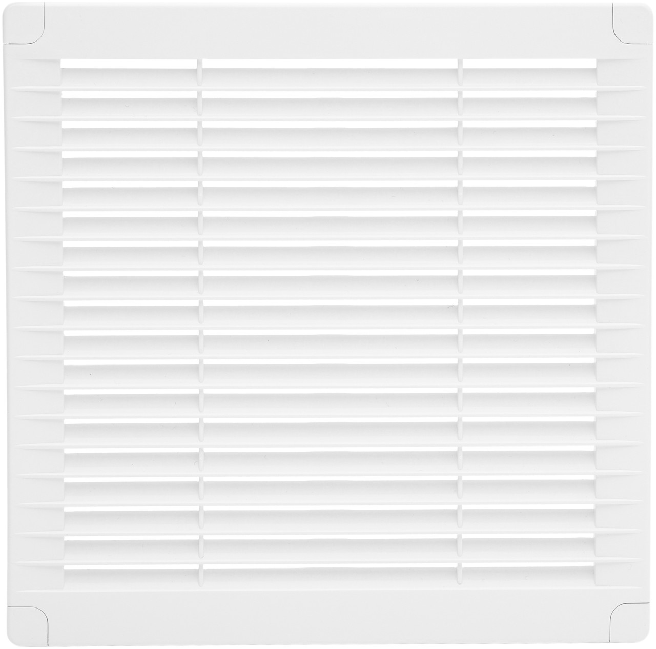 Решітка вентиляційна накладна пластикова AirRoxy 250x250 white біла 02-322
