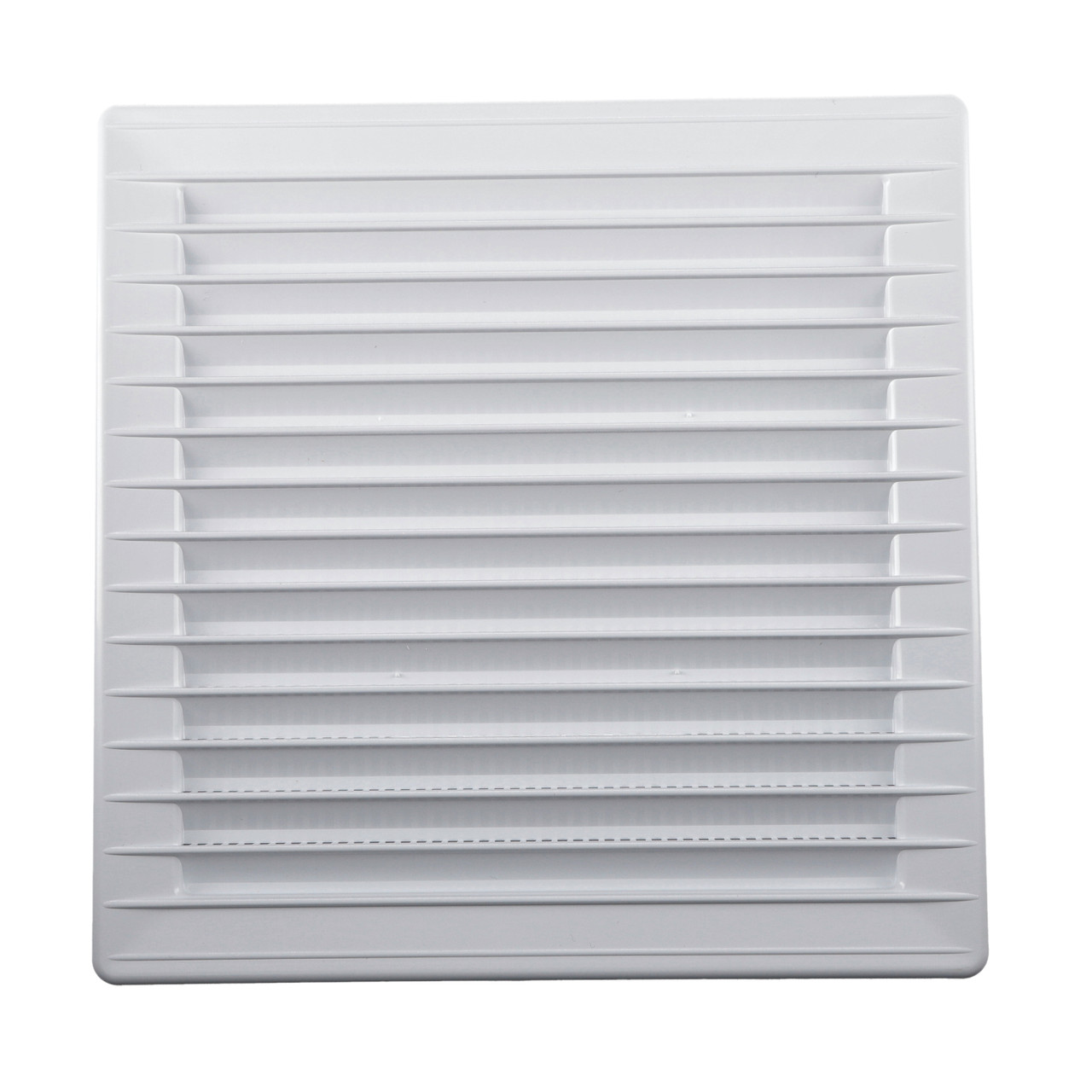 Решітка вентиляційна пластикова із сіткою AirRoxy 140x140 white біла 02-336