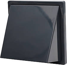 Витяжний ковпак зі зворотним клапаном AirRoxy 150 graphite пластик графіт 02-370GR, фото 3