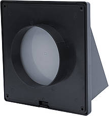 Витяжний ковпак зі зворотним клапаном AirRoxy 150 graphite пластик графіт 02-370GR, фото 4