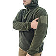 Сорочка тактична UBACS на флісовій основі з капюшоном, Олива (М-ТМ) h 52-54/5, фото 7