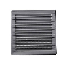 Решітка вентиляційна пластикова AirRoxy AKUSzS 170x170 діаметр 125 grey сірий 02-250, фото 1