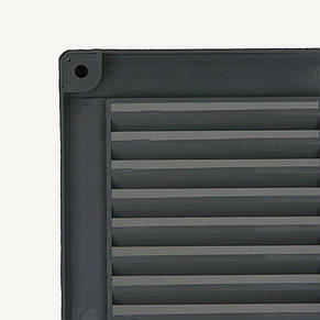 Решітка вентиляційна накладна пластикова AirRoxy 250x250 grey сіра 02-323, фото 4