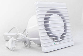 Витяжний вентилятор для ванної з кабелем АirRoxy Planet Energy 125 РS білий 01-096