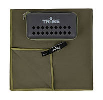 Рушник з мікрофібри Tribe Pocket Towel 75х150 см T-LC-0001-XL, army-green