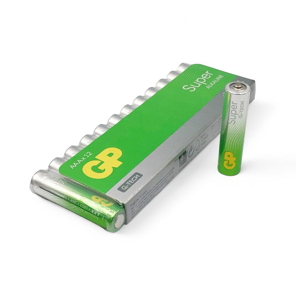 Батарейки AAA (LR03) GP Super Alkaline (1.5v) 12шт.