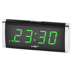 Настільні годинники VST 730 із зеленою підсвіткою smart