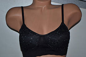 Топ LQ Angel бесшовна краса Чорний