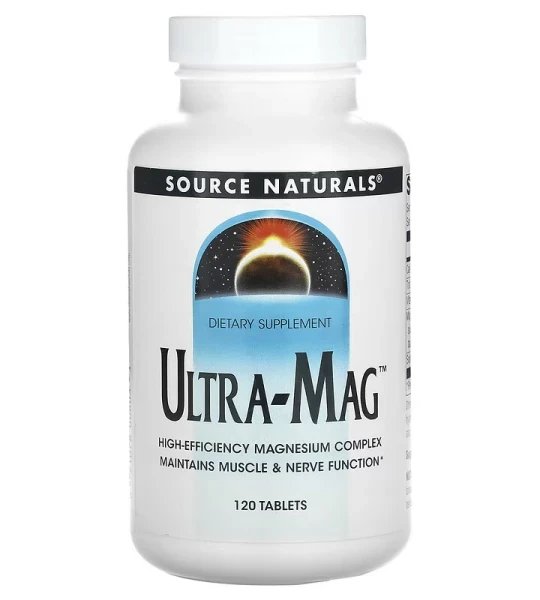 Source Naturals Ultra-Mag комплекс з магнієм 120 кап