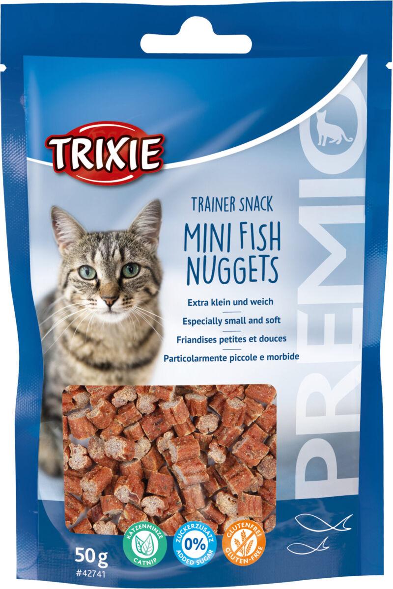 Ласощі для котів з тунцем та куркою Trixie Premio Trainer Snack Mini Fish Nuggets 50 г