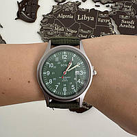 Годинник на руку чоловічий армійський Relogios Mas, водостійкий стрілочний кварцовий кварцовий, тканинний ремінець з календарем