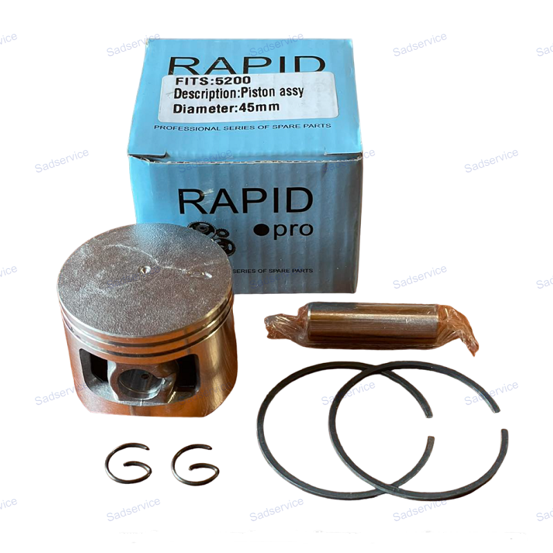 Поршень Rapid для Oleo-Mac GSH 51, GSH 56 (45 мм)/для бензопил, фото 1