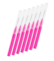 Щіточка для брів та вій Baby Brush малинова 0,9 мм