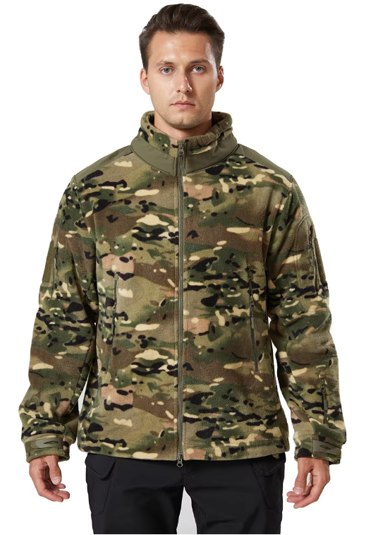 Тактична флісова куртка для осені та зими Solve Woodland KT6000606, фото 1