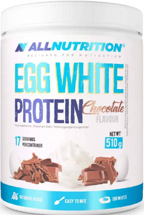 Концентрат яєчного білка All Nutrition Egg White Protein 510г шоколад, фото 1