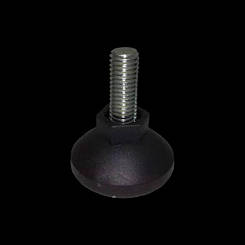 Ніжка Опора D30 M8 L55 різьбова меблева регульована, що вкручується