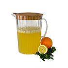 Кувшин прозорий пластиковий 2,1л, глечик об'ємом 2,1л, фото 9