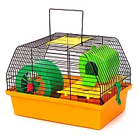 Клітка для гризунів "ВІЛЛА ЛЮКС 1" фарба, колір мікс, 335х225х227 мм (*)