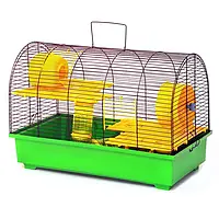Клітка для гризунів "Бунгало-4 ЛЮКС" фарба, колір мікс, 570*300*390 мм (*)