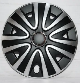 Ковпаки на колеса авто 4 штуки ARGO R13 RIALTO PRO Silver Black