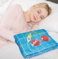 Електропростирадло Electric Blanket 150 х 180 см у клітинку Вишні