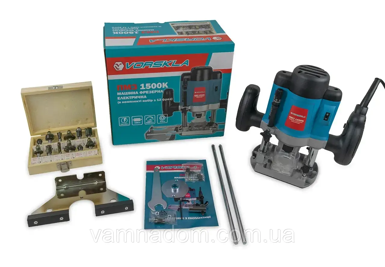 Фрезер Vorskla ПМЗ 1500К (з набором фрез), фото 1