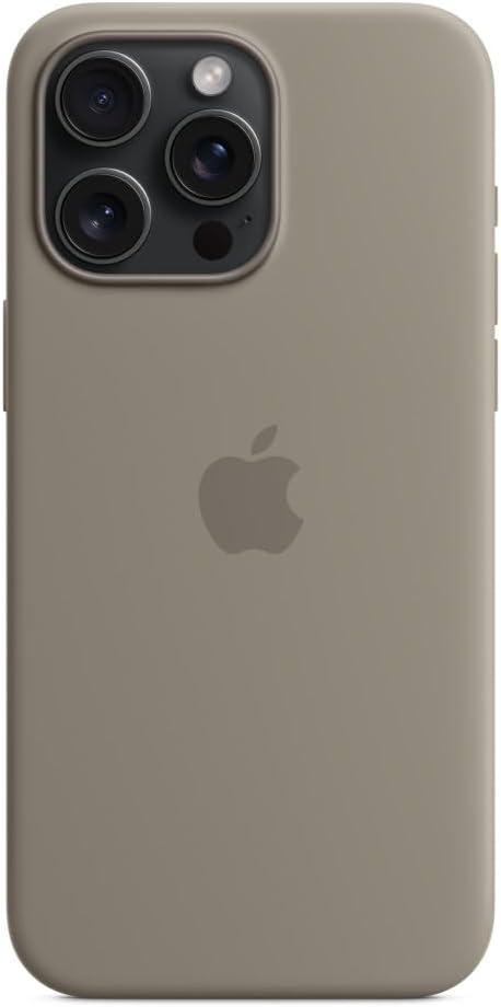 Оригінальний чохол Apple Silicone Case MagSafe Clay для iPhone 15 Pro Max MT1Q3ZM