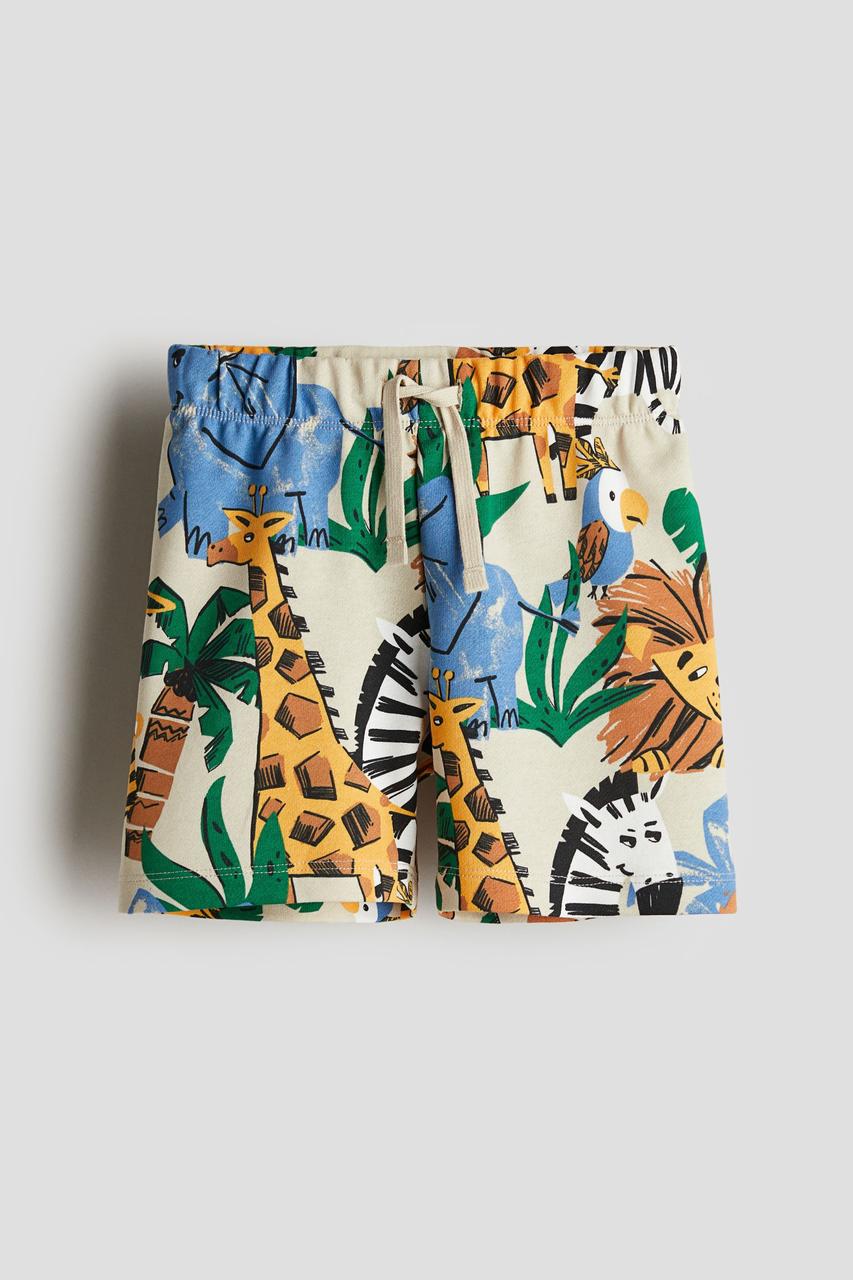 Шорти бежеві Тварини H&M 128, 134см, фото 1
