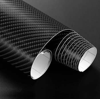 Декоративна карбон плівка для авто має реалістичну 3D текстуру, що самоклеїться 50 х 100 см