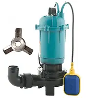 Насос дренажно-фекальний VODOMET WQCD15-12-2 H=12М, Q=15кбМ, P=2000 Вт, 2"