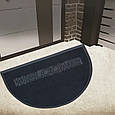 Килимок гумовий придверний Welcome 48х77 см напівкруглий, фото 2