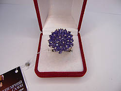 Срібне кільце "Одуванчик". Розмір 19,5