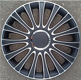 Ковпаки на колеса авто 4 штуки ARGO R13 Lemans SILVER BLACK