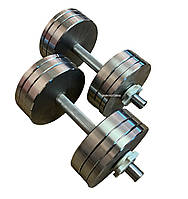 Гантелі розбірні сталеві 2 шт по 20 кг