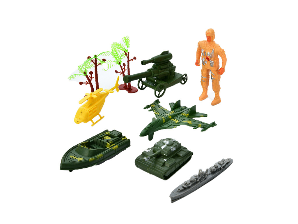 Набір солдатик з технікою CY4158-F, фото 1