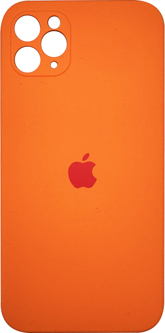 Накладка iPhone 11 Pro Max orange Full Camera Soft Case