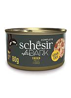 Влажный корм Schesir After Dark Chicken для котов курица в бульоне 80 г х 12 шт