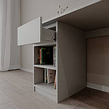 Стіл комп'ютерний Банні Алюміній 1000х600х750мм, фото 6