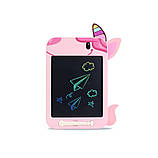 Планшет графічний «Єдиноріг» 8.5 дюймів з LSD екраном, CJ-4255397, рожевий, фото 2