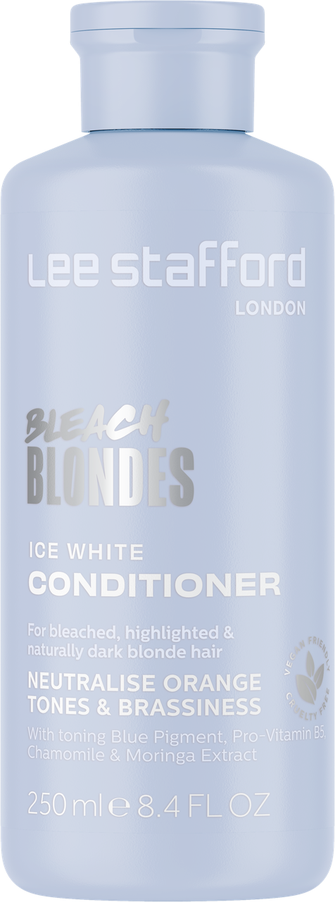 Кондиціонер для волосся з синім пігментом ,Lee Stafford Bleach Blondes Ice White Toning Conditioner ,250мл