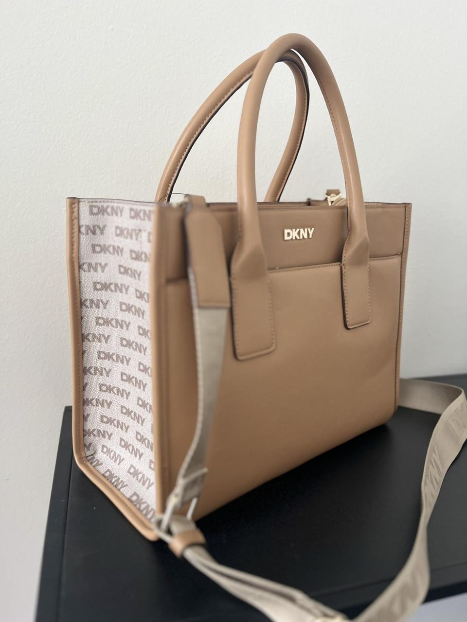 Оригинал!  Сумка через плече DKNY Henley Medium Tote Brown, фото 1