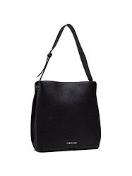 Оригинал!  Чорна/срібляста сумка на плече Calvin Klein Hobo