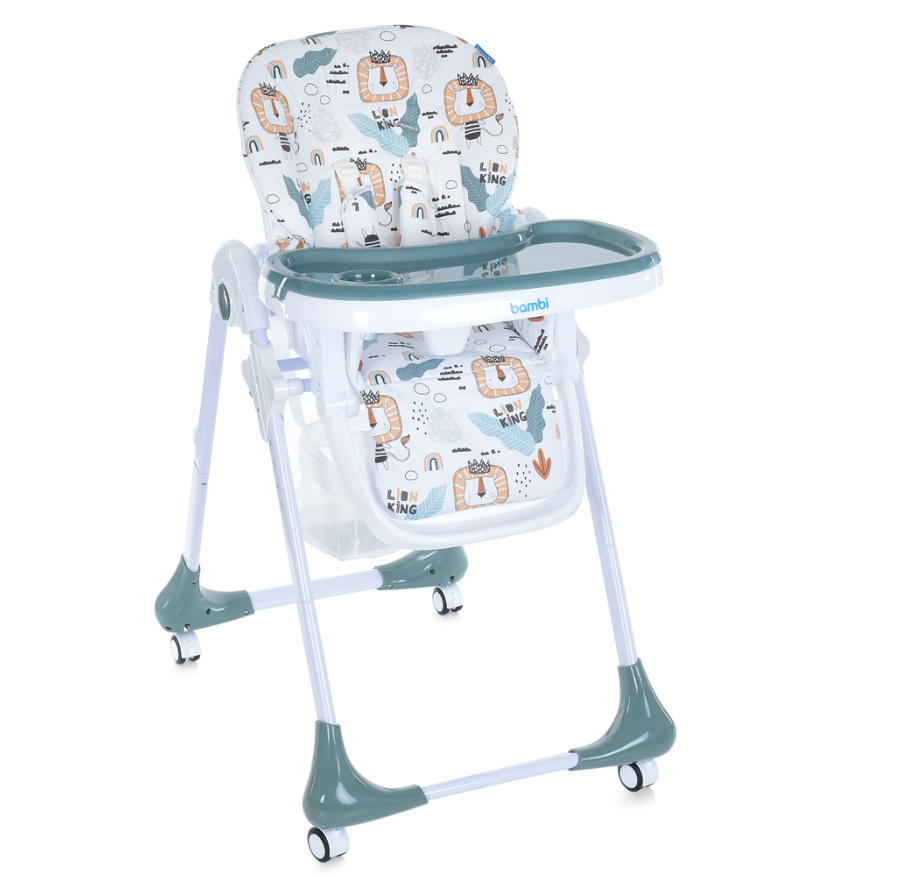 Стільчик для годування Bambi M 3233 Lion King Teal
