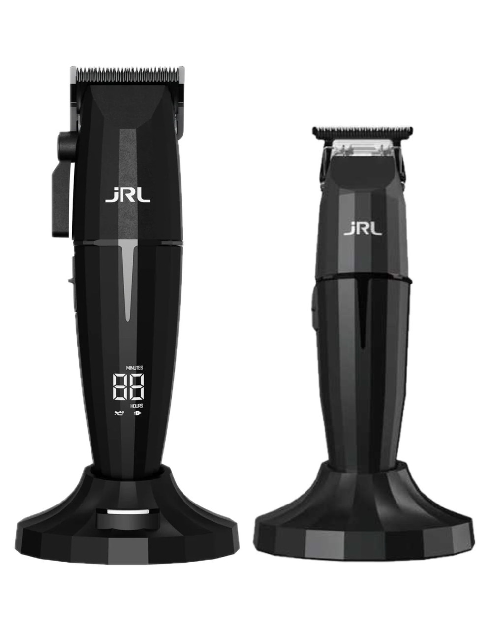 Набір машинок для стрижки JRL Onyx Black 2 in 1 машинка + тример